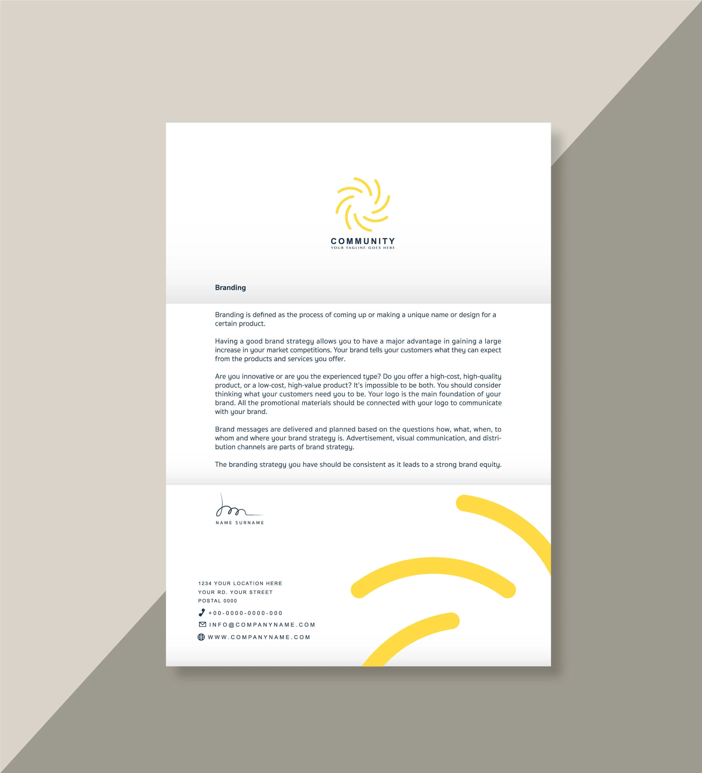 Letterhead Design